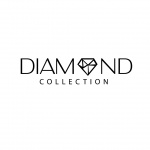 Logo 'Diamond Collection' con un diamante stilizzato al centro della parola.