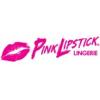 Logo di Pink Lipstick Lingerie con un bacio rosa e scritta stilizzata.