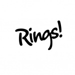 Lively logo with 'Rings!' written in playful lettering.