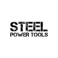 Bold logo with strong, gritty text: 'STEEL POWER TOOLS'.