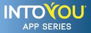 'IntoYou App Series' logo on blue background, evoking innovation and connection.
