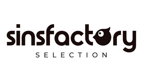 Logo moderno con testo 'sinsfactory' e un design creativo ed elegante.