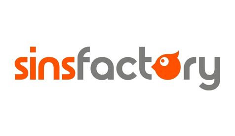 Logo moderno e creativo, colori arancione e grigio, evoca innovazione e energia.