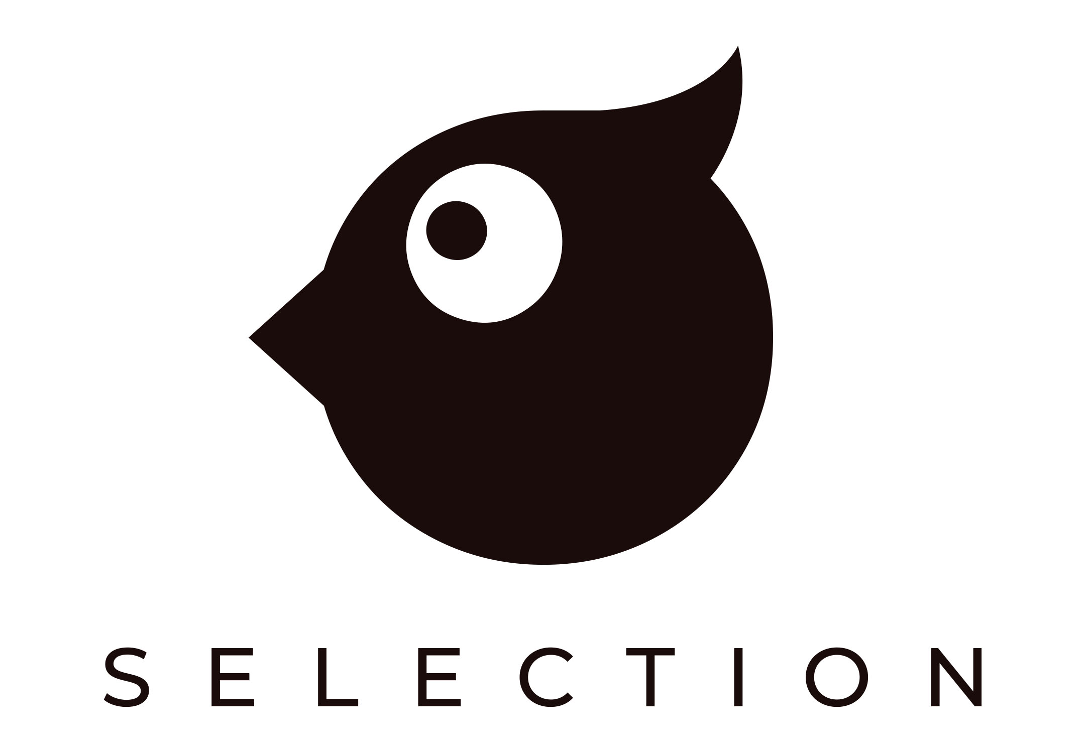 Logo stilizzato di un uccello nero con la scritta 'SELECTION' in basso.