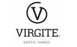 Logo di Virgite, azienda di prodotti erotici, con una V stilizzata.
